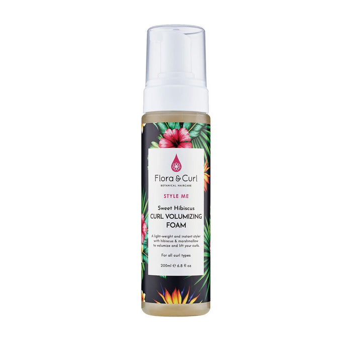 Spumă pentru Volum Flora & Curl Style Me Hibiscus Bucle strânse și definite 200 ml