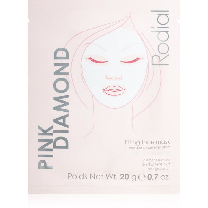 Mască facială Rodial Pink Diamond, cu efect de lifting, 20 g