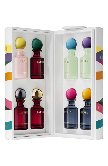 Set apă de parfum La Perla Collection Discovery, pentru femei, 8 buc., 12 ml