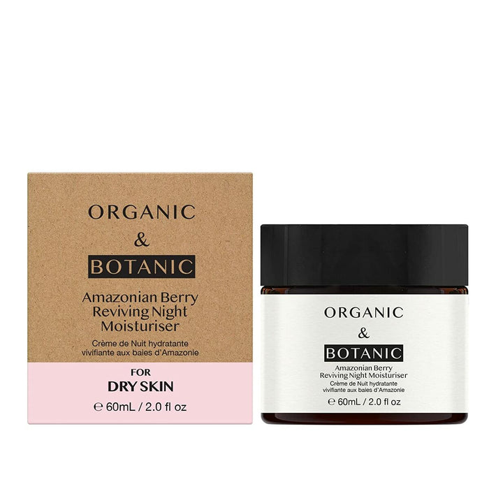 Cremă de Noapte Organic & Botanic Amazonian Berry Hidratant 60 ml
