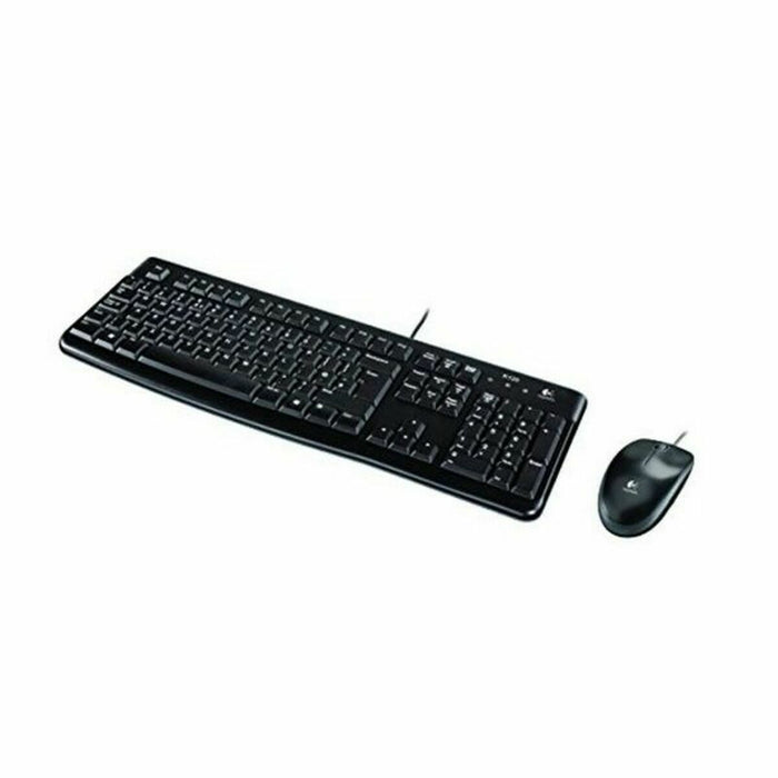 Tastatură și Mouse Logitech Desktop MK120 USB Negru Italiană