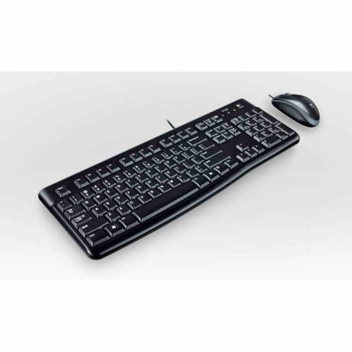 Tastatură și Mouse Logitech Desktop MK120 USB Negru Italiană