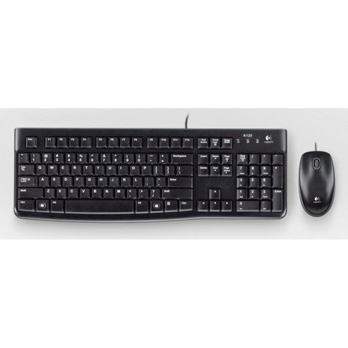 Tastatură Logitech LGT-MK120-US Negru Olandeză QWERTY