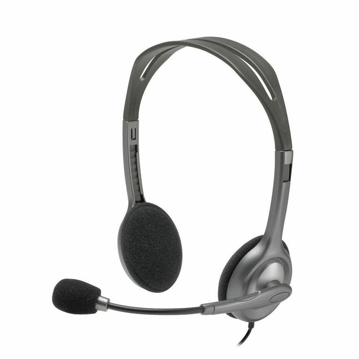 Căști cu Diademă Logitech 981-000271 Negru