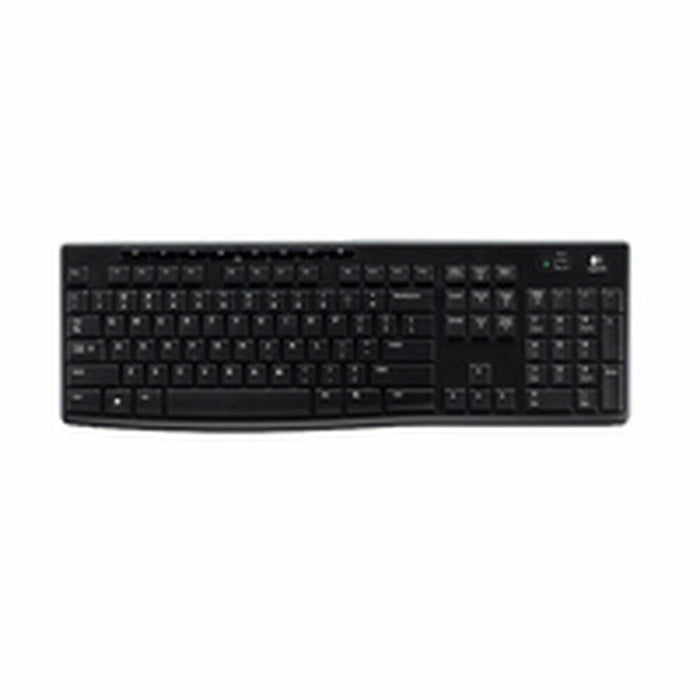 Tastatură Fără Fir Logitech K270 Negru Qwerty Spaniolă