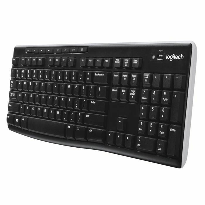 Tastatură Fără Fir Logitech Franceză Negru AZERTY