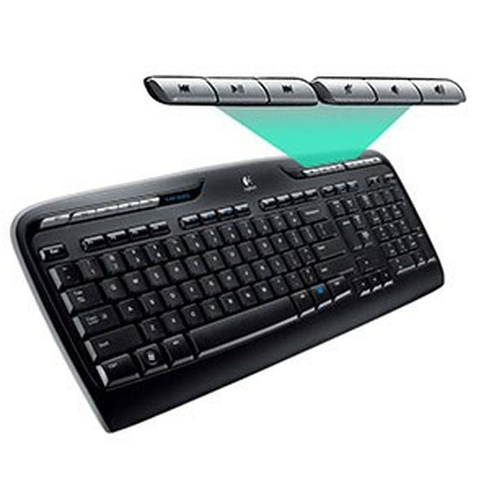 Tastatură și Mouse Logitech Wireless Combo MK330 Negru Qwerty US