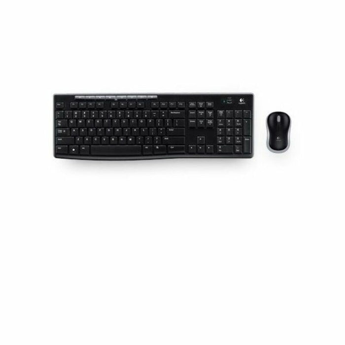 Tastatură și Mouse Optic Logitech 920-004513 2,4 GHz Negru Fără fir