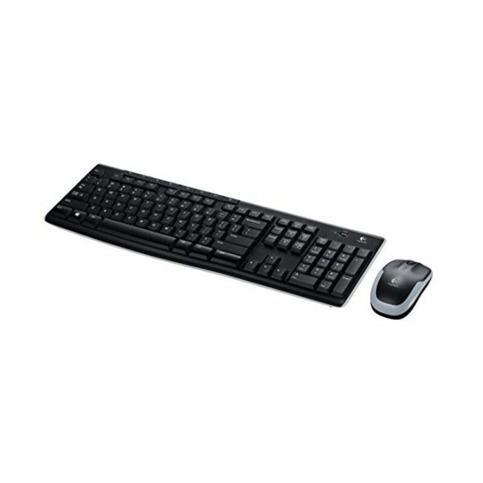Tastatură și Mouse Optic Logitech 920-004513 2,4 GHz Negru Fără fir