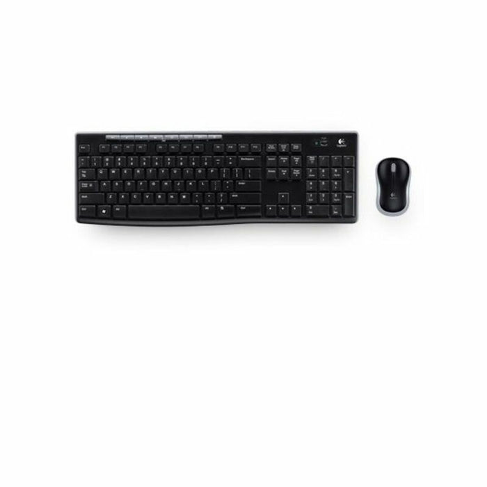 Tastatură și Mouse Optic Logitech 920-004513 2,4 GHz Negru Fără fir