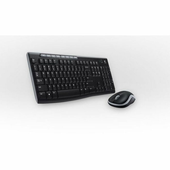Tastatură și Mouse Optic Logitech 920-004513 2,4 GHz Negru Fără fir