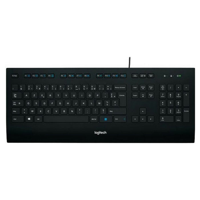 Tastatură Logitech K280E Negru Franceză AZERTY