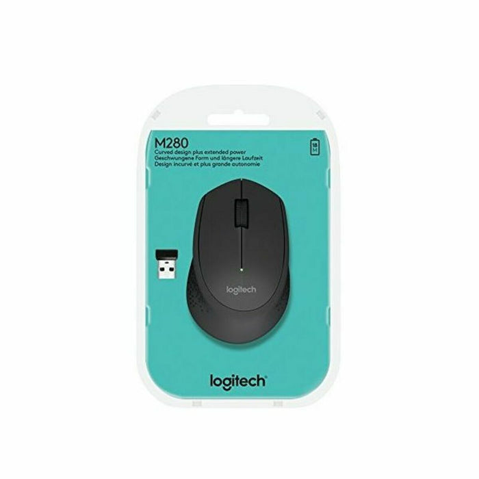 Mouse Fără Fir Logitech M280 1000 dpi Negru