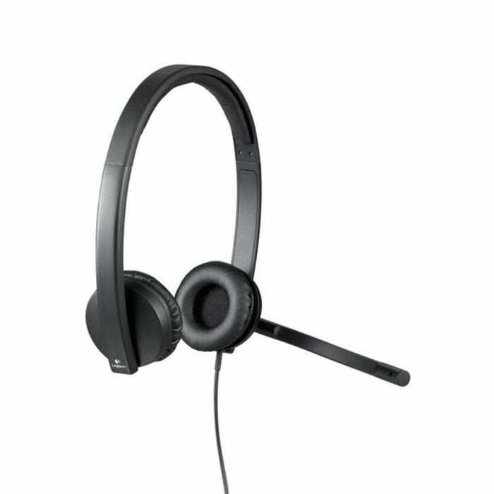 Căști cu Diademă Logitech 981-000575 Negru