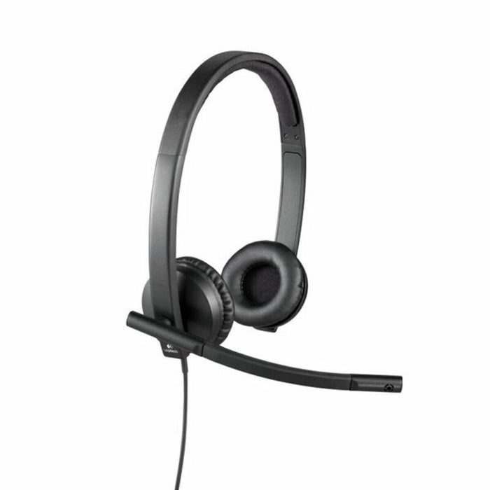 Căști cu Diademă Logitech 981-000575 Negru