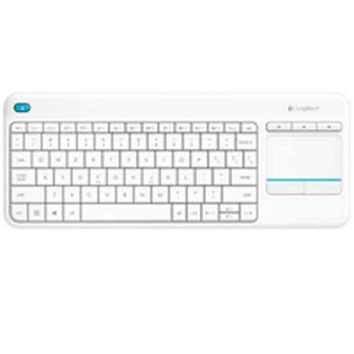 Tastatură Fără Fir Logitech 920-007138 Alb Qwerty Spaniolă QWERTY