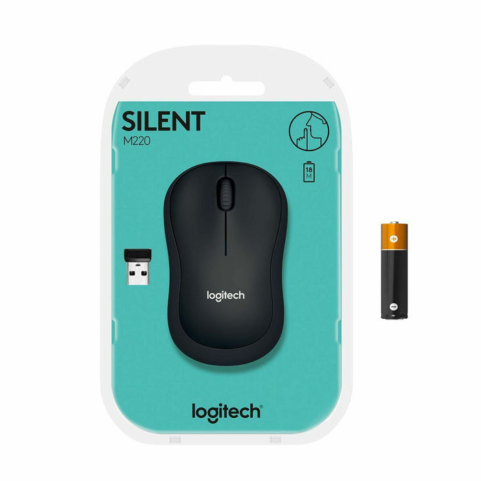 Mouse Logitech B220 Silent Negru 1000 dpi