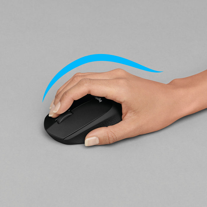 Mouse Fără Fir Logitech M330 SILENT PLUS 1000 dpi Negru