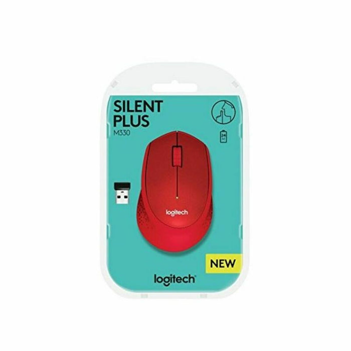 Mouse Fără Fir Logitech M330  Roșu