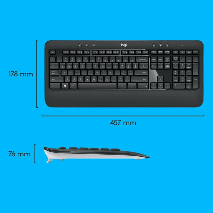 Tastatură și Mouse Logitech 920-008685 Negru Qwerty US