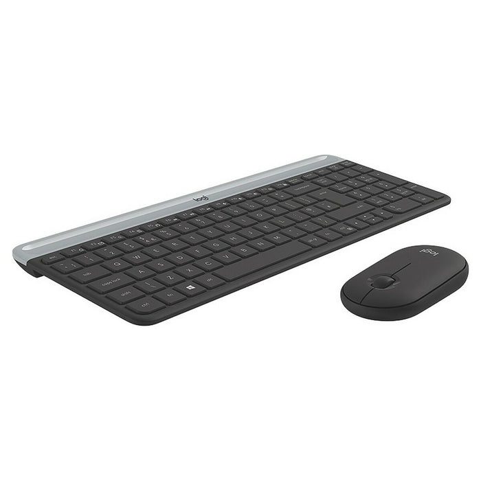 Tastatură și Mouse Logitech 920-009190 Negru Gri Franceză AZERTY