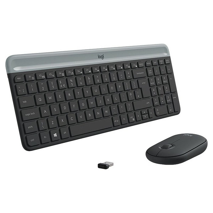 Tastatură și Mouse Logitech 920-009190 Negru Gri Franceză AZERTY