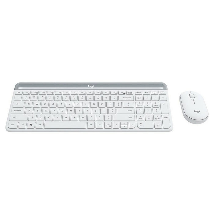 Mouse și Tastatură Logitech  MK470 Alb Franceză AZERTY