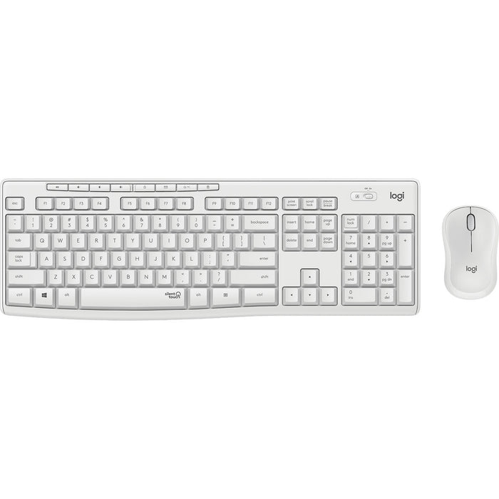 Tastatură și Mouse Fără Fir Logitech 920-009819 Qwertz Germană Alb Germană QWERTZ