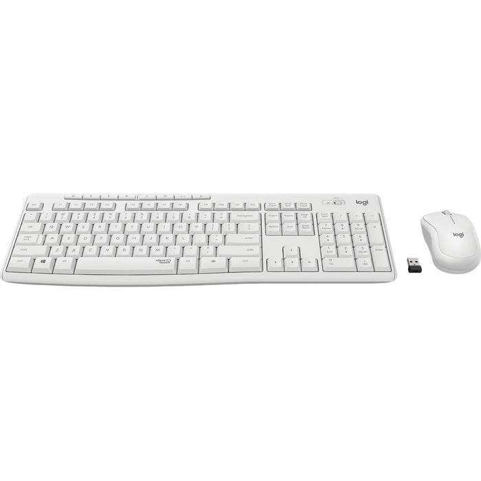 Tastatură și Mouse Fără Fir Logitech 920-009819 Qwertz Germană Alb Germană QWERTZ