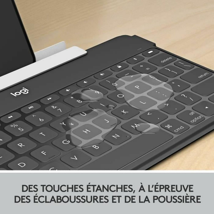 Tastatură Logitech AZERTY Franceză Roz