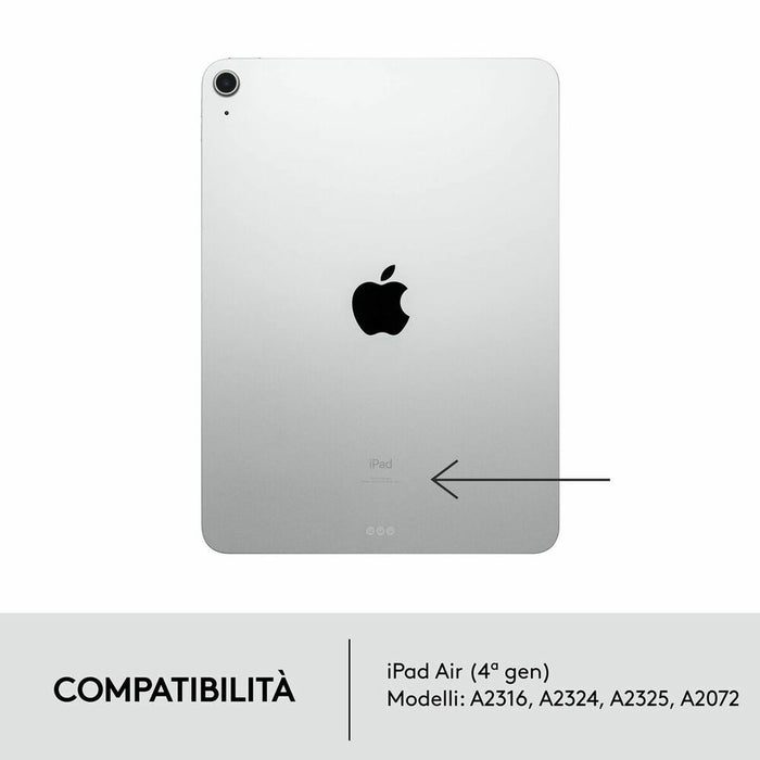 Tastatură Logitech iPad Air 2020 Gri