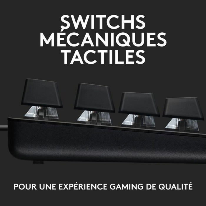 Tastatură Bluetooth cu Suport pentru Tabletă Logitech G413 SE Franceză Negru AZERTY