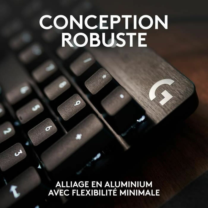 Tastatură Bluetooth cu Suport pentru Tabletă Logitech G413 SE Franceză Negru AZERTY