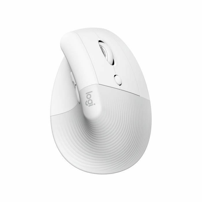 Mouse Logitech Lift for MacmacOS/iPadOS/MacBook Pro/Macbook Bluetooth Alb Ergonomic