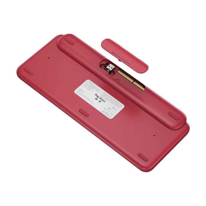 Tastatură Logitech POP Franceză Multicolor Roz AZERTY AZERTY