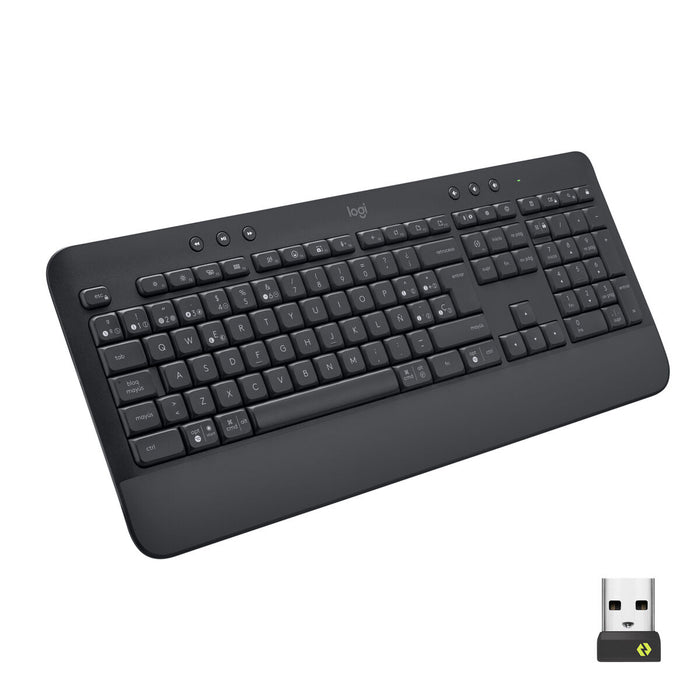 Tastatură Fără Fir Logitech 920-010917 Qwerty Spaniolă Negru Gri