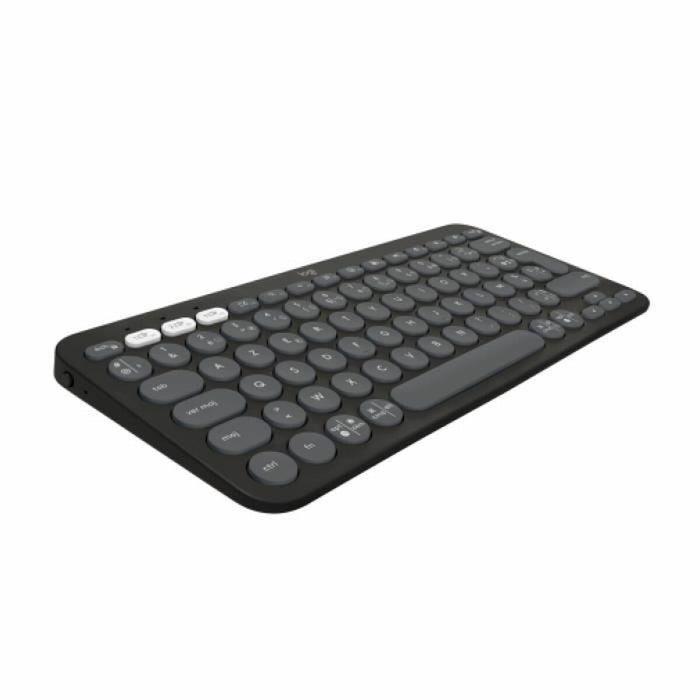 Tastatură Bluetooth cu Suport pentru Tabletă Logitech K380 Franceză Gri Grafit Gri închis AZERTY