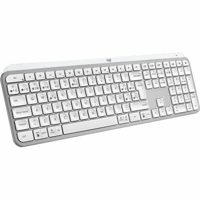 Tastatură Fără Fir Logitech MX Keys S Qwerty Spaniolă Alb