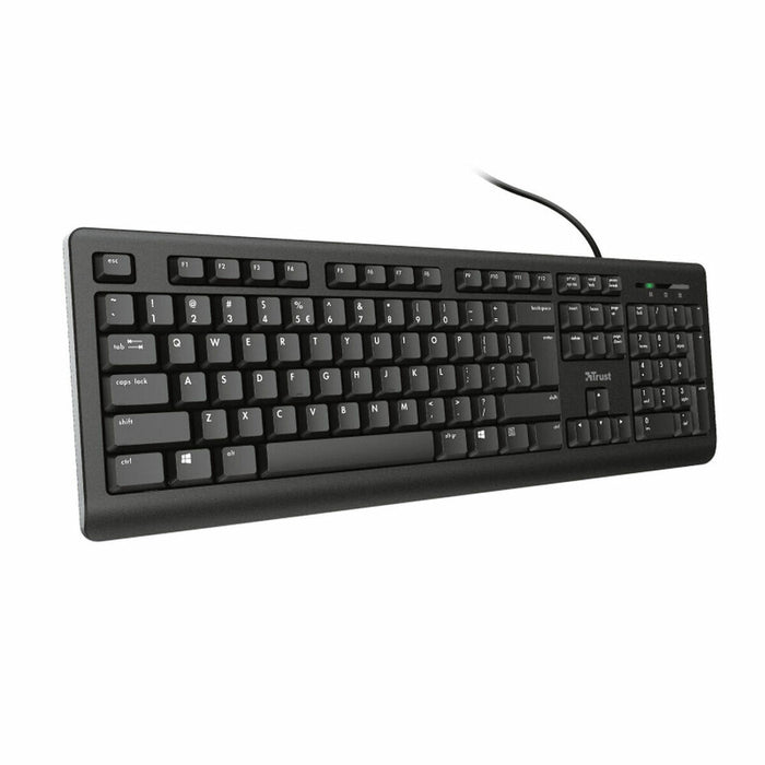 Tastatură Trust TK-150 Qwerty Spaniolă Negru