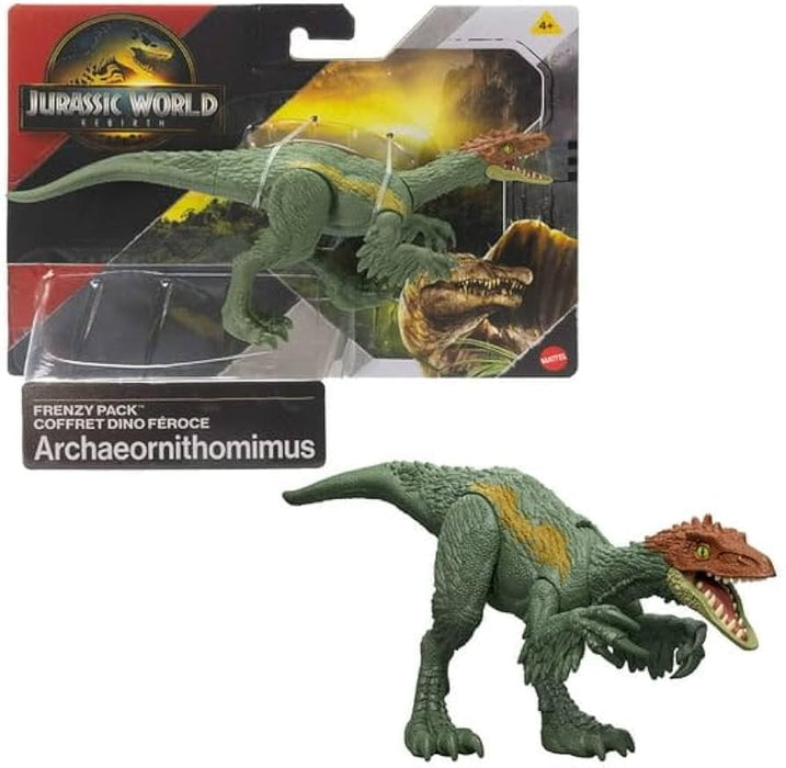 Figurină dinozaur Mattel Jurassic World Rebirth, Archaeornithomimus, 18 cm, 4+ ani
