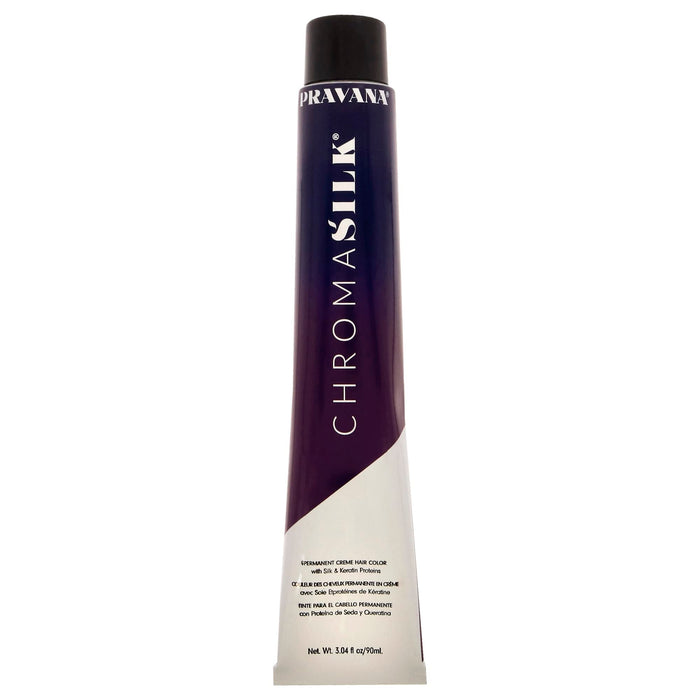 Vopsea de păr cremă, PRAVANA ChromaSilk 7.40 Bright Copper Blonde, 3 oz