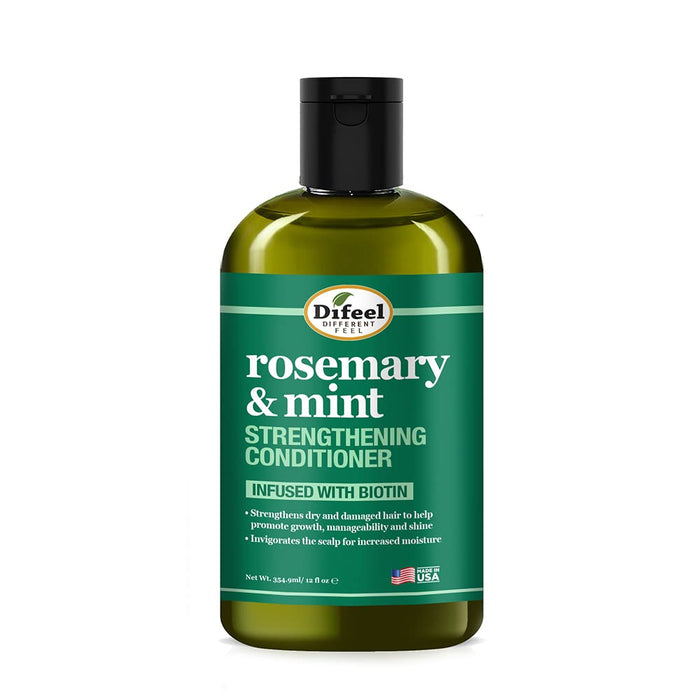 Balsam pentru păr, Difeel Rosemary & Mint Biotin, 12 oz, rozmarin și mentă