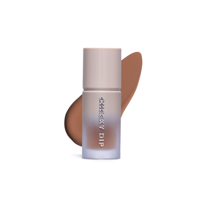 Bronzer lichid, W7 Cheeky Dip Turn On, nuanță bronz, finisaj satin-mat