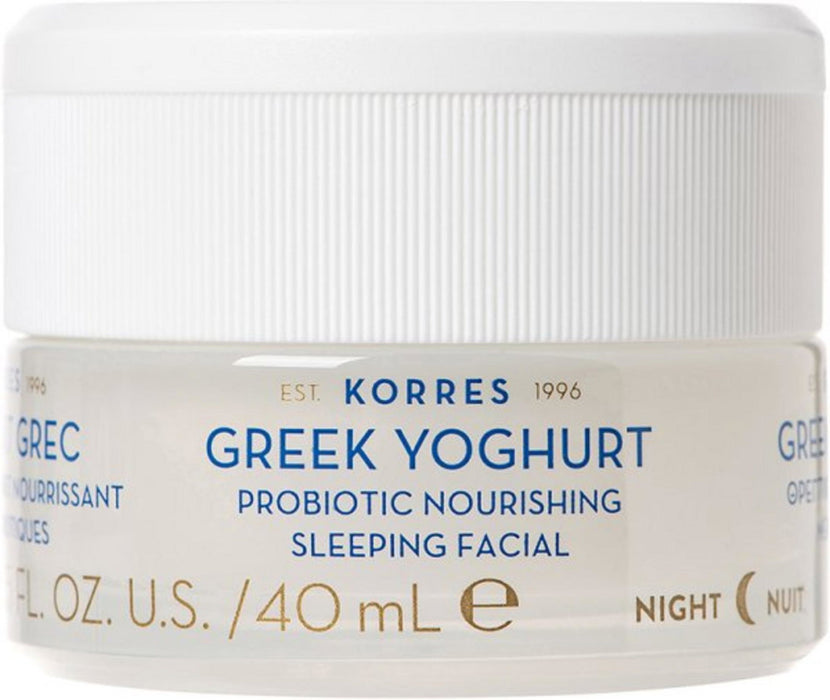 Cremă de față Korres Greek Yoghurt Probiotic, hidratantă, de noapte, 40 ml