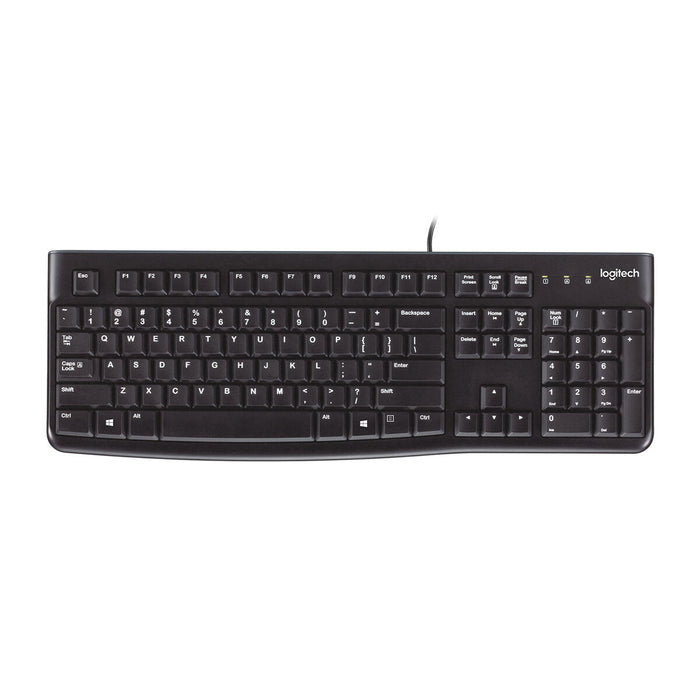 Tastatură Logitech K120 Qwerty UK Negru