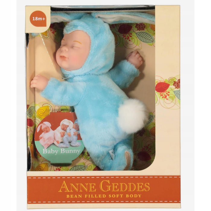 Păpușă Anne Geddes Baby Bunny, 23 cm, 18+ luni