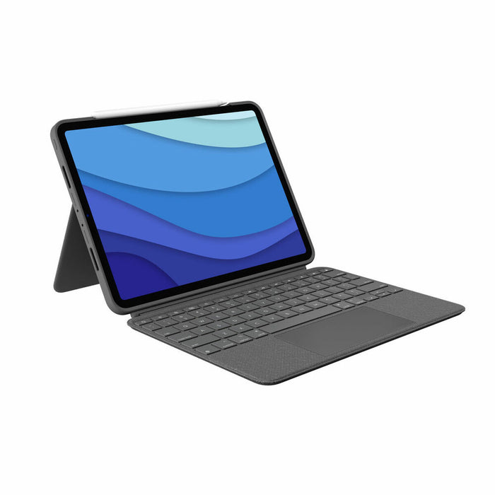 Husă pentru iPad + Tastatură Logitech iPad Pro 11 | iPad Pro 2020 11 Gri Qwerty Spaniolă QWERTY