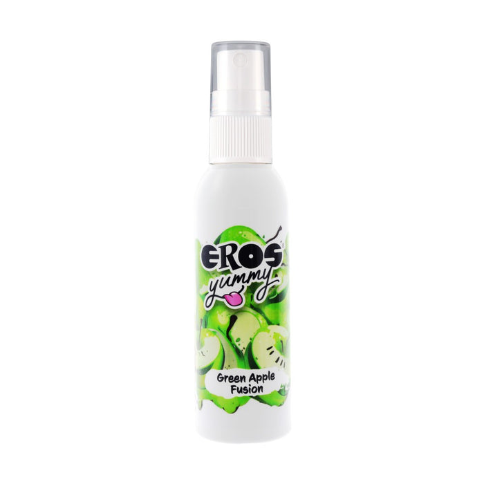 Spray de aromă pentru corp, Eros Yummy Green Apple Fusion, aromă de măr verde, 50 ml