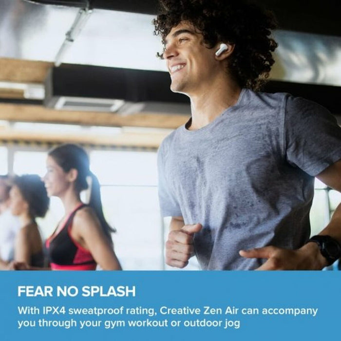 Căști cu Microfon Creative Technology Zen Air Alb