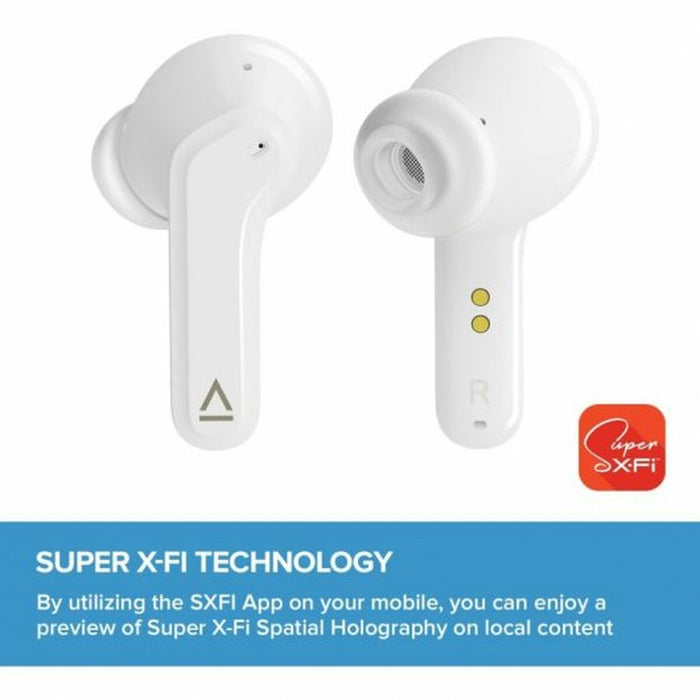 Căști cu Microfon Creative Technology Zen Air Alb
